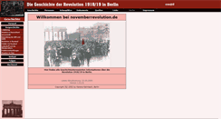 Desktop Screenshot of novemberrevolution.de