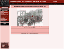 Tablet Screenshot of novemberrevolution.de